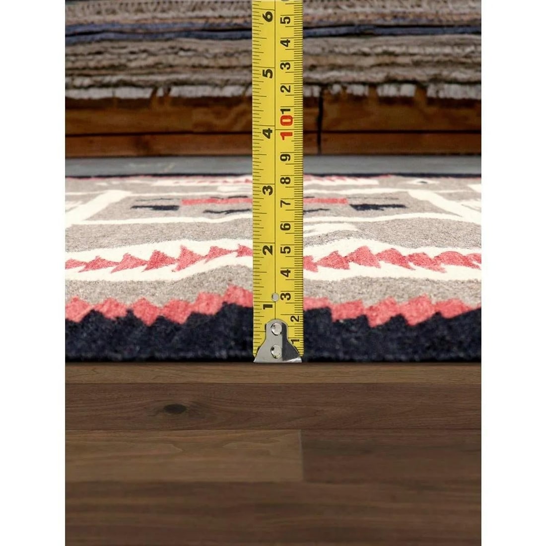 Tuscany Wool Mocha Area Rug, 4'10'' X 7' 0'' - 5