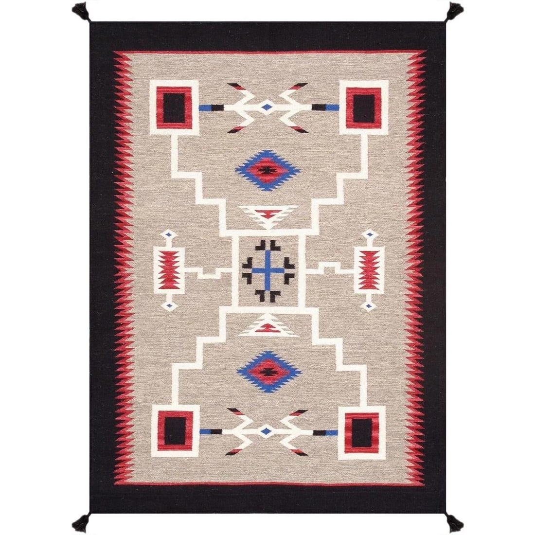 Tuscany Wool Mocha Area Rug, 5' 0'' X 6'11'' - 3