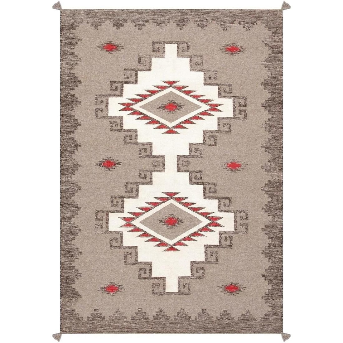 Tuscany Wool Ivory Area Rug, 4'11'' X 7' 3'' - 6