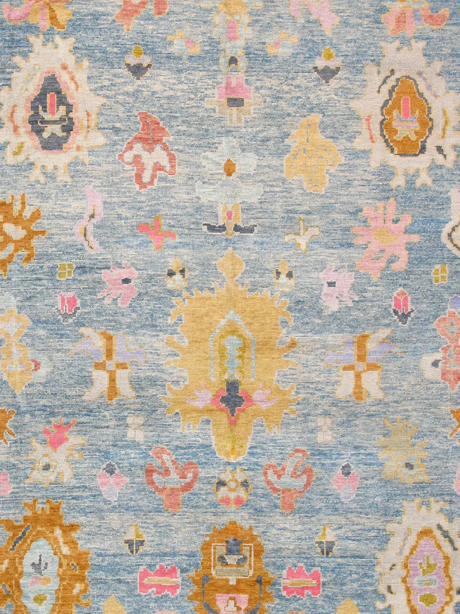 Pasargad Turkish Oushak Wool Area Rug-11' 7" X 14' 2" - 2