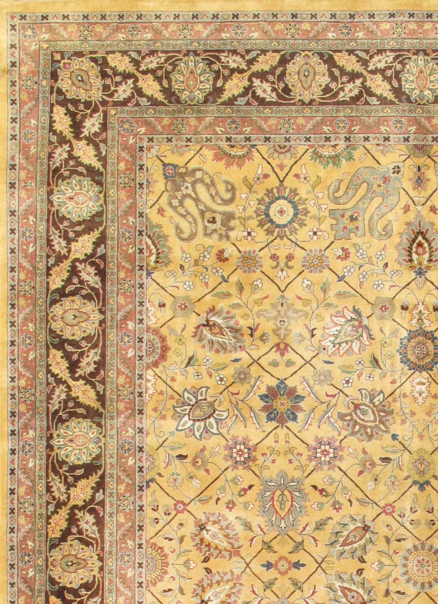 Pasargad Tabriz Collection Rug - 8'10" X 11'10" - 2