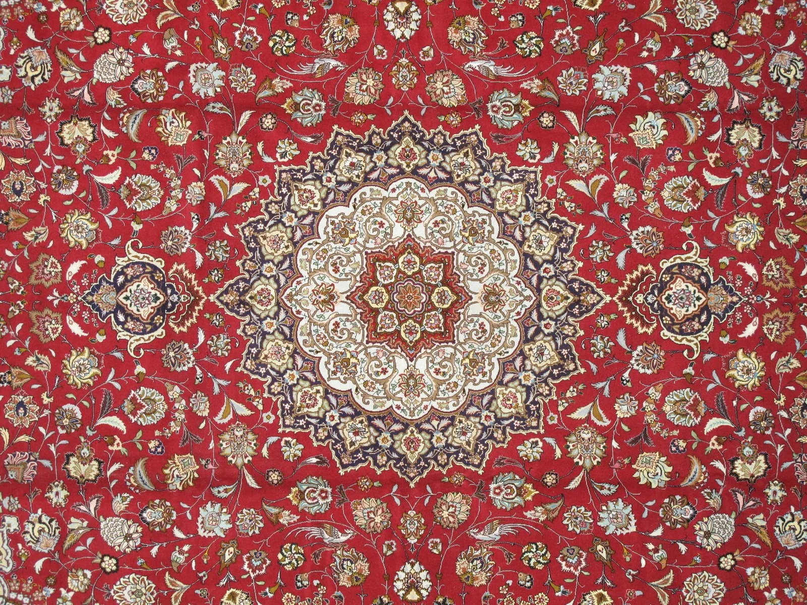 Pasargad Tabriz Silk & Wool Rug - 9'10" X 13' 2" - 2