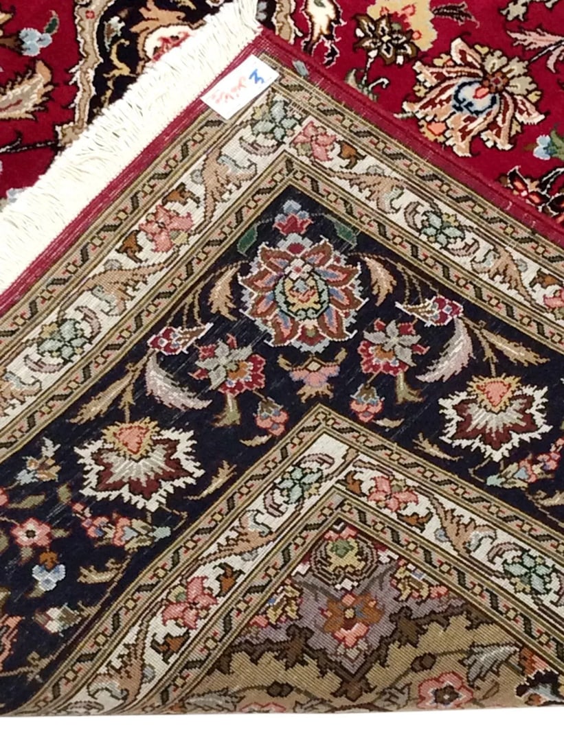 Pasargad Tabriz Silk & Wool Rug - 9'10" X 13' 2" - 6
