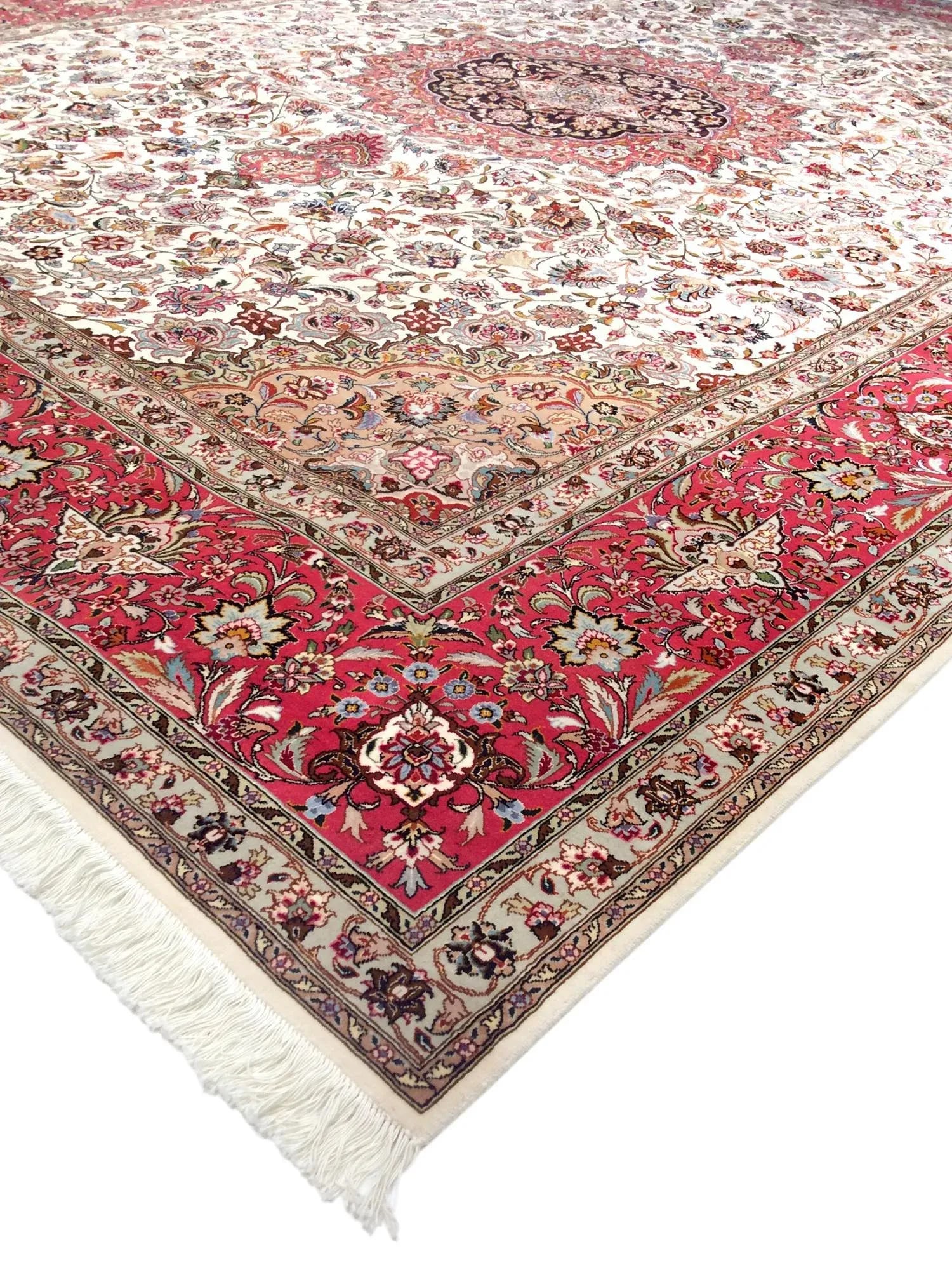Pasargad Tabriz Silk & Wool Rug - 9'11" X 13' 0" - 3