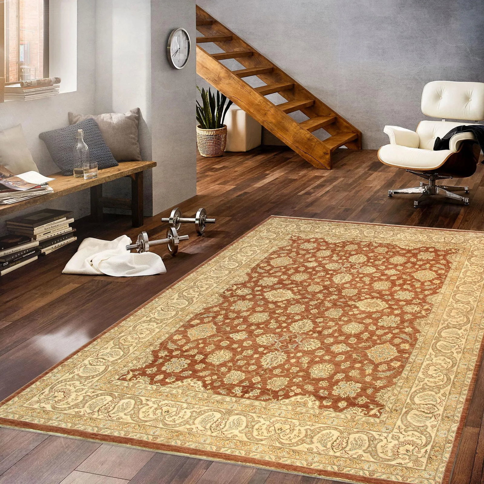 Pasargad Home Sultanabad Lamb's Wool Area Rug - 12' 0" X 15' 5", L. - 7