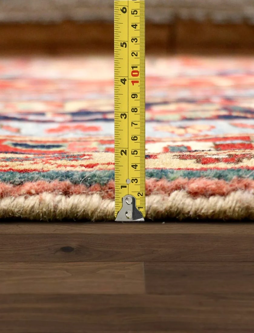 Pasargad Home Heriz Wool Area Rug-12' 5" X 18' 4", Red - 6