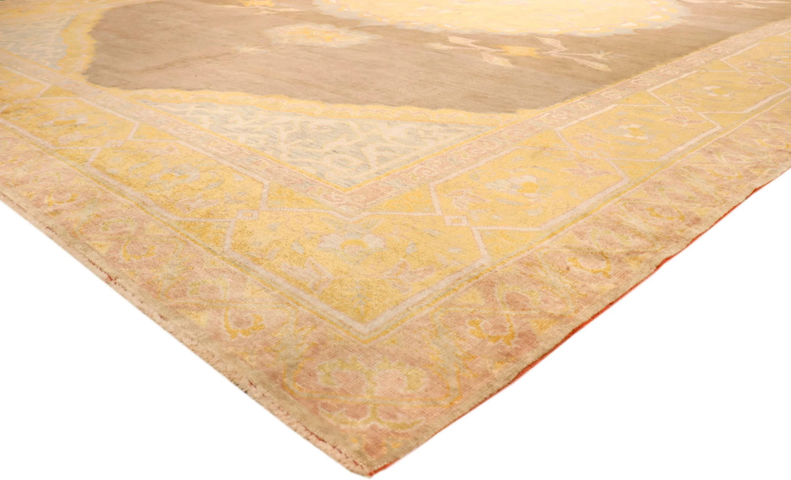 Pasargad Home Turkish Lamb's Wool Area Rug, 9' 4" X 12' 8", Toupe - 3