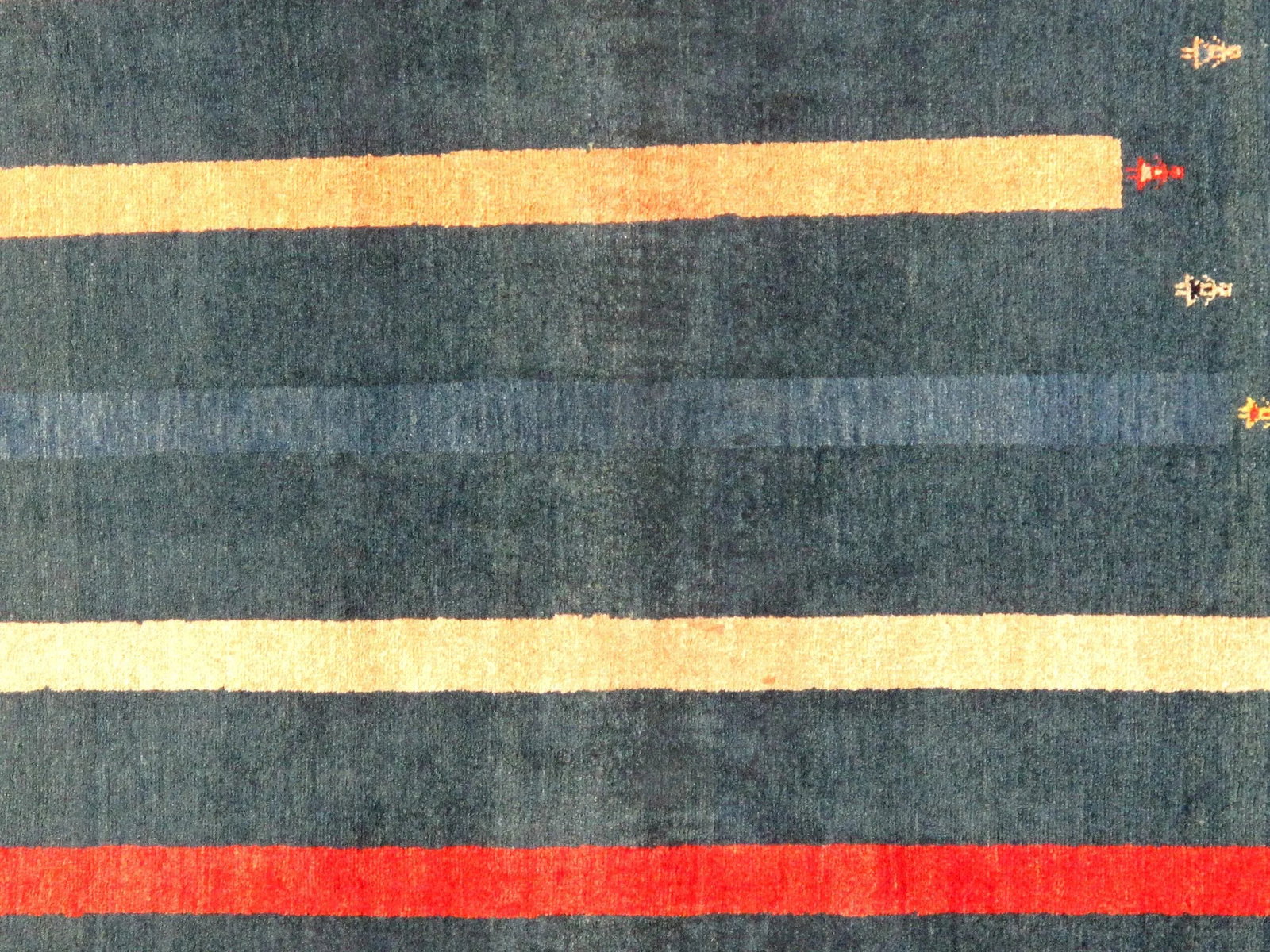 Pasargad Home Gabbeh Lamb's Wool Area Rug, 3' 6" X 4' 8", Green - 2