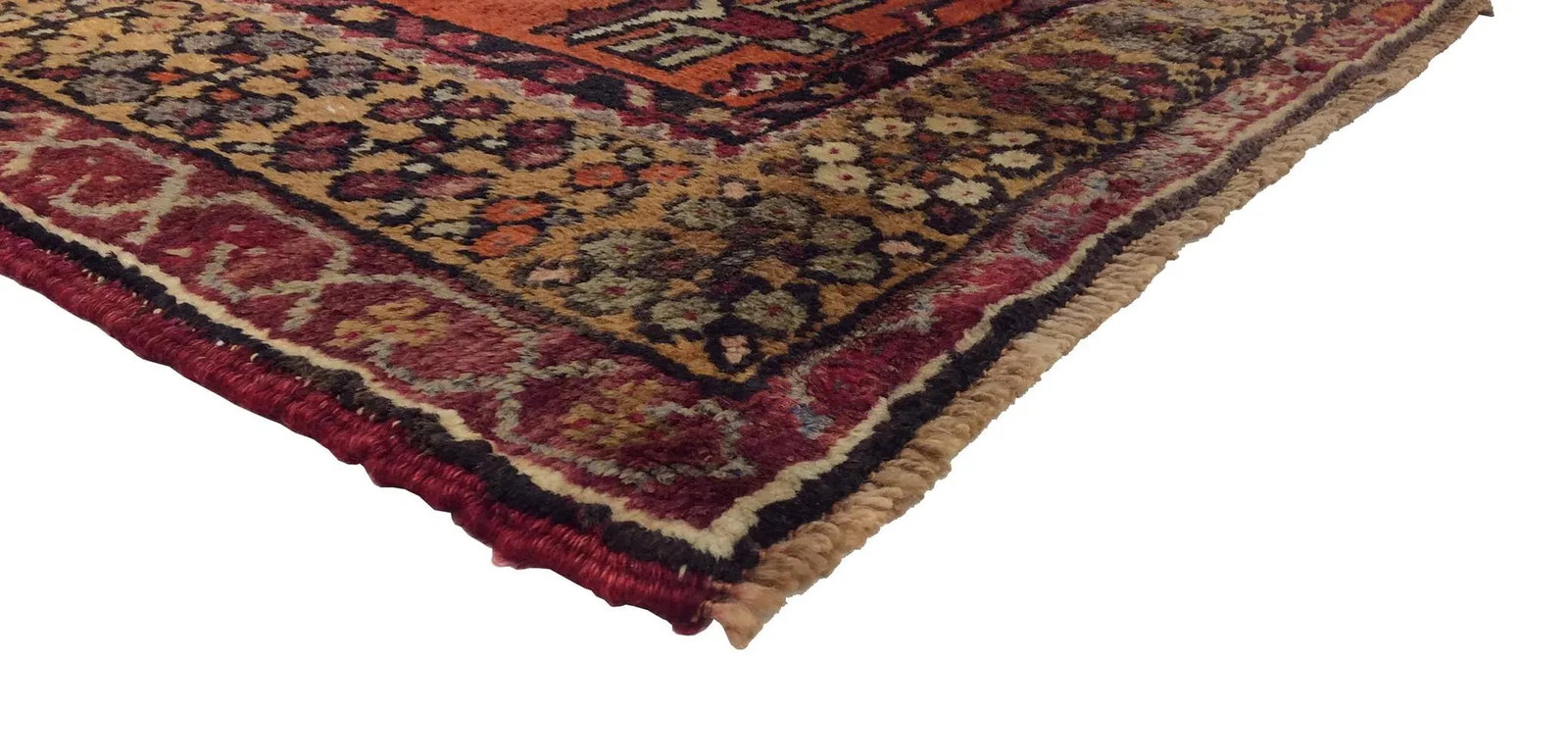 Vintage Sivas Coral/L. Gold Rug, 3' 7" X 5' 7" - 3