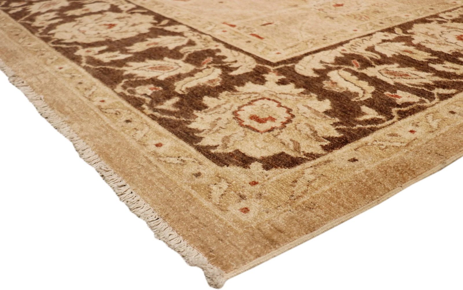 Pasargad Home Sultanabad Lamb's Wool Area Rug, 8'10" X 11' 2", Camel - 2