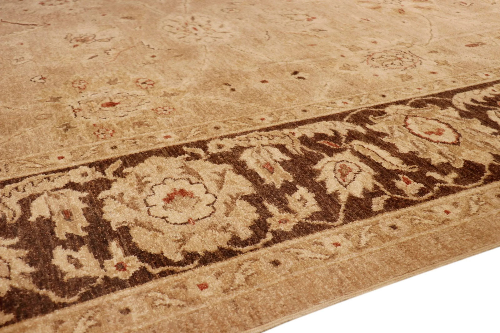 Pasargad Home Sultanabad Lamb's Wool Area Rug, 8'10" X 11' 2", Camel - 5