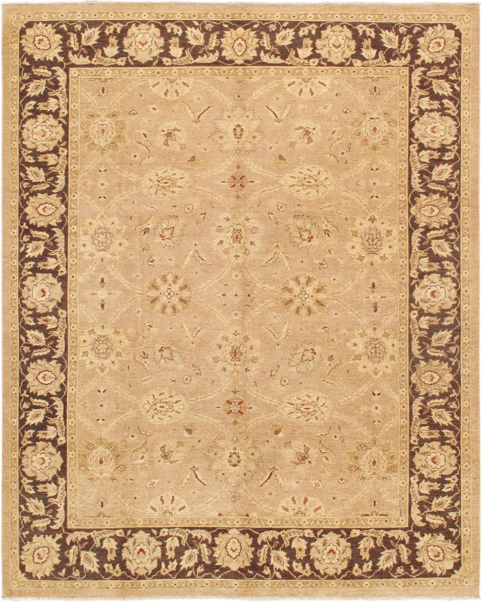 Pasargad Home Sultanabad Lamb's Wool Area Rug, 8'10" X 11' 2", Camel - 7