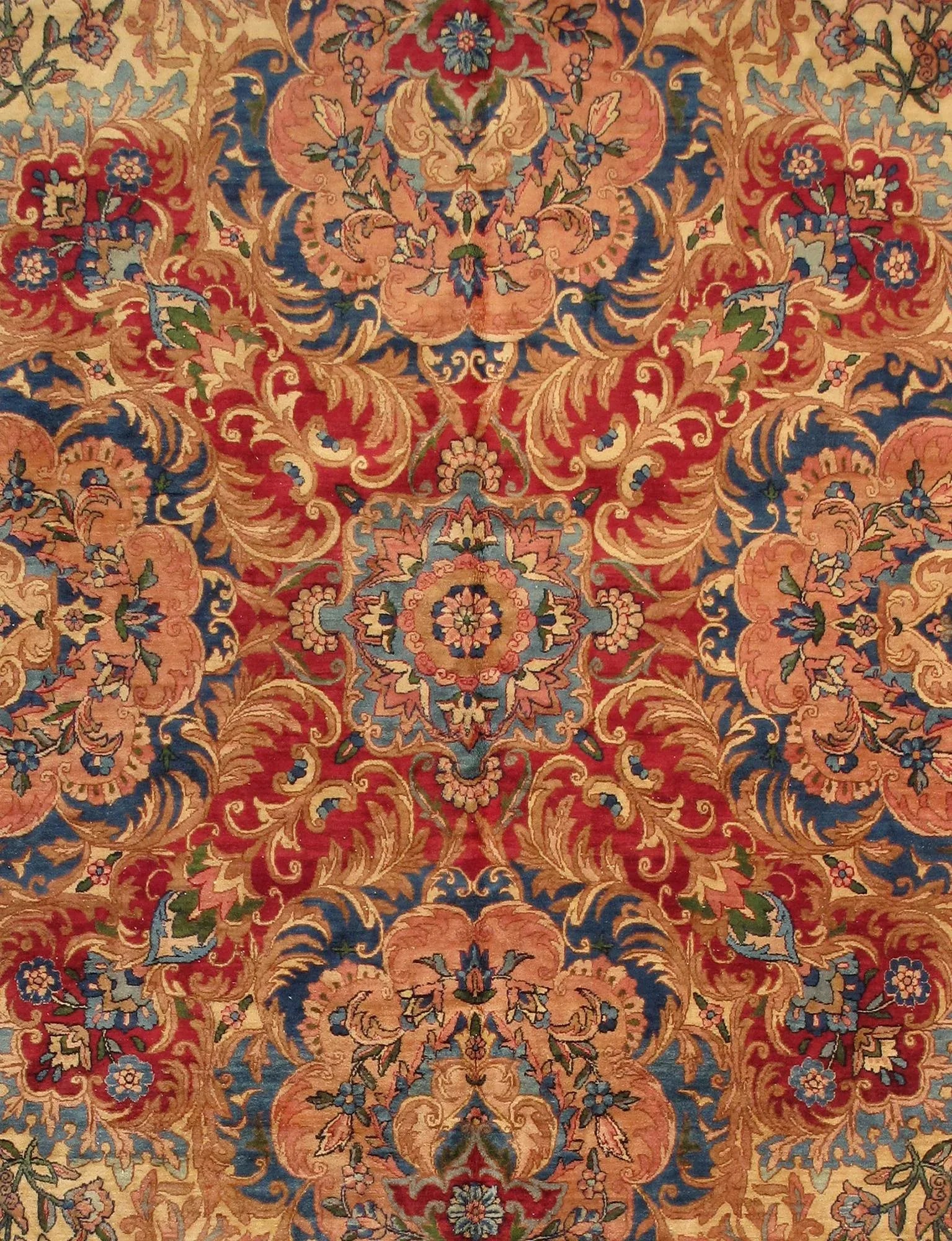 Pasargad Home Antique Lavar Wool Area Rug-11' 5" X 21' 6" , Ivory - 2