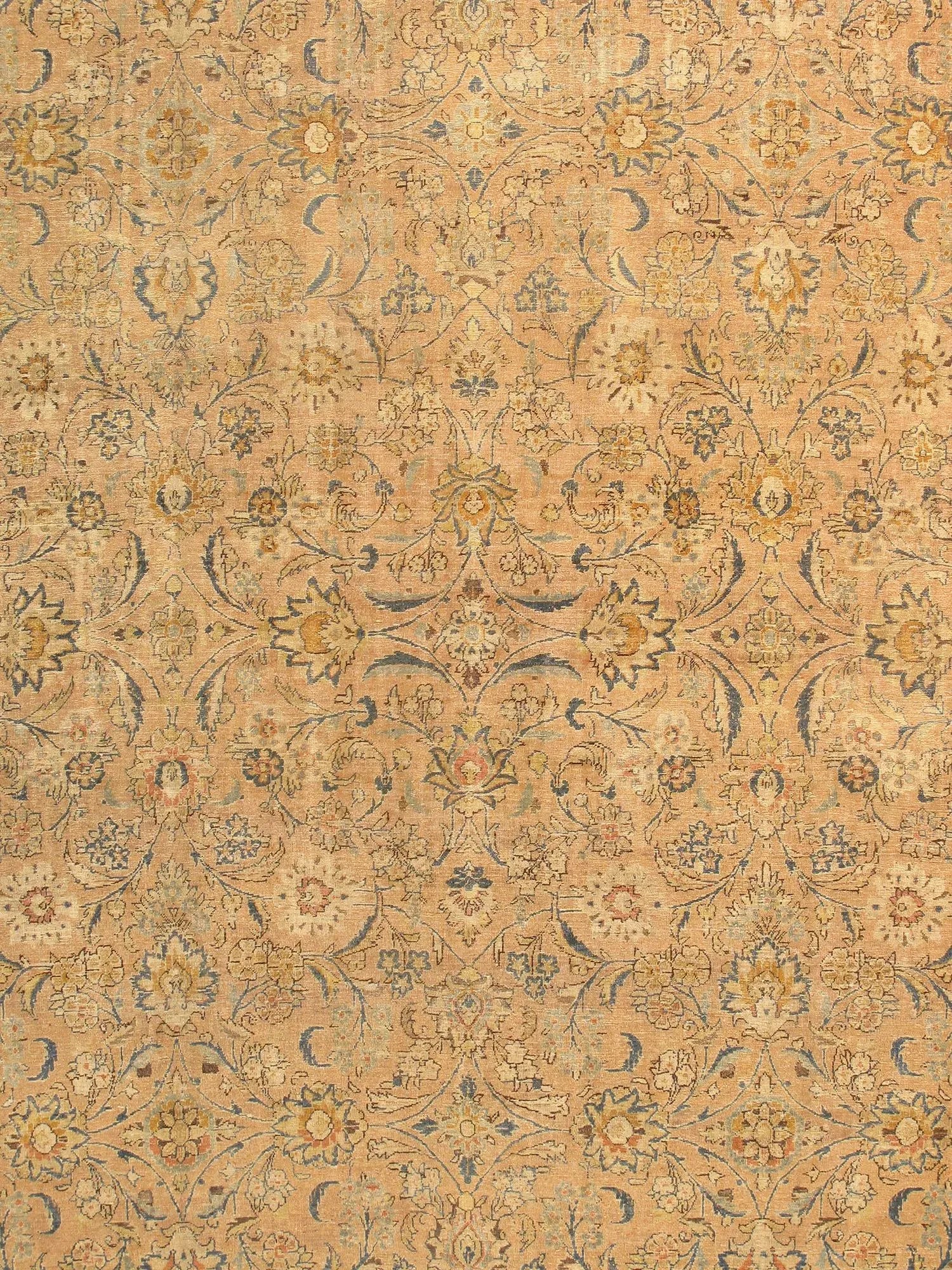 Pasargad Home Antique Tabriz Wool Area Rug-11' 6" X 16' 8" , Salmon - 2