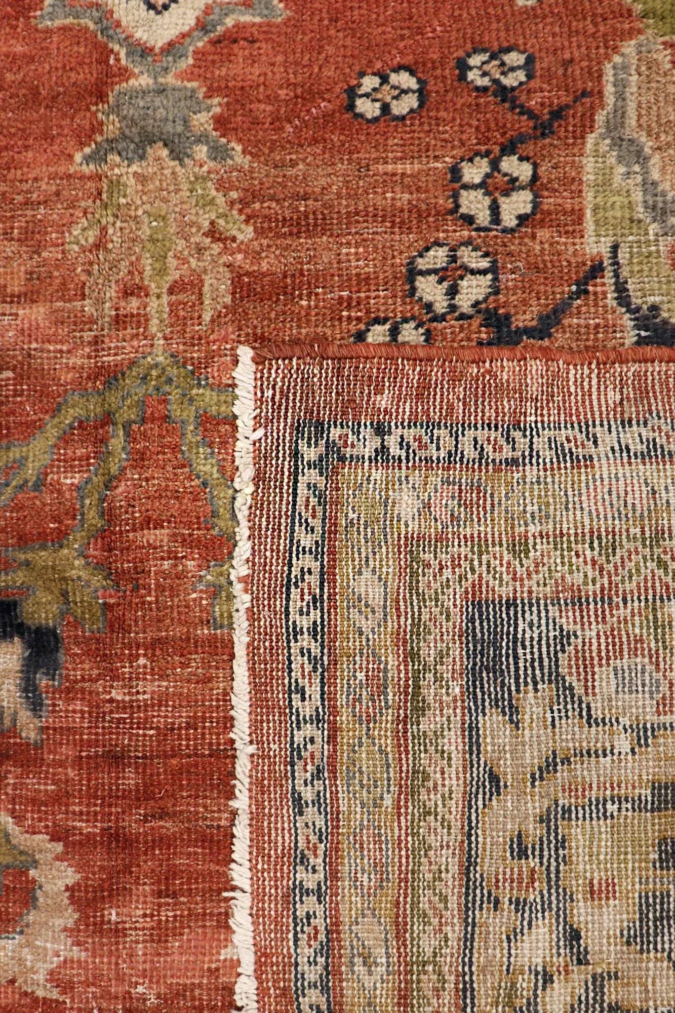 Pasargad Home Antique Ziegler Sul Wool Area Rug-12' 2" X 15' 4" , Rust - 5