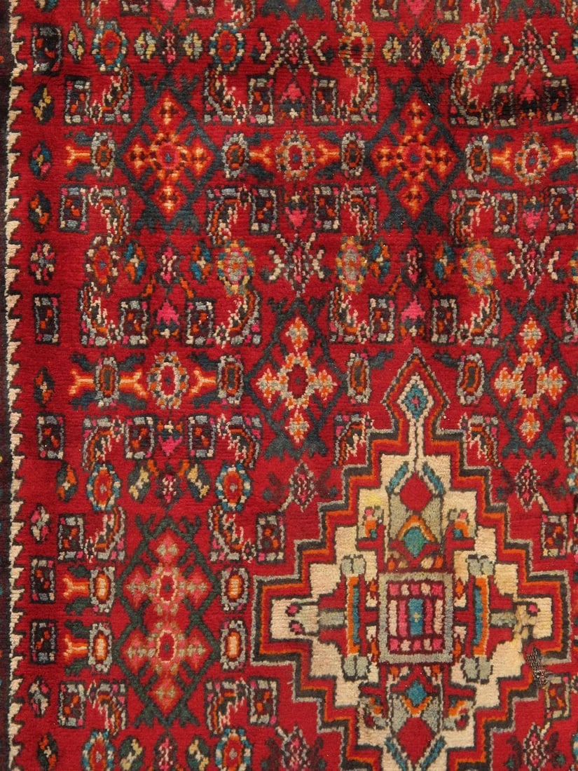Vintage Shiraz Red/Red Rug, 5' 0" X 9'11" - 2