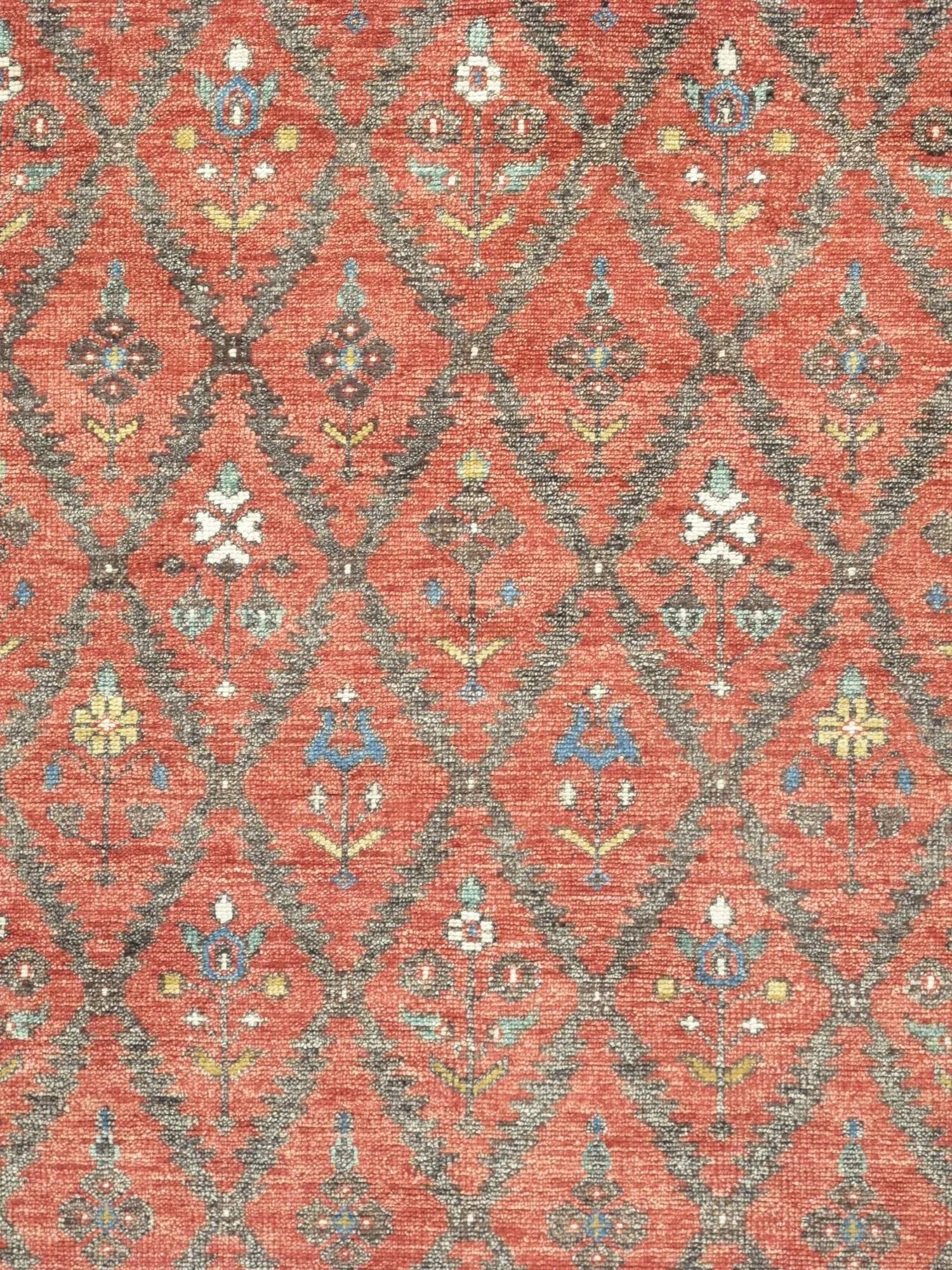 Pasargad Home Nomad Wool Area Rug, 7' 9" X 9'10", Rust - 2