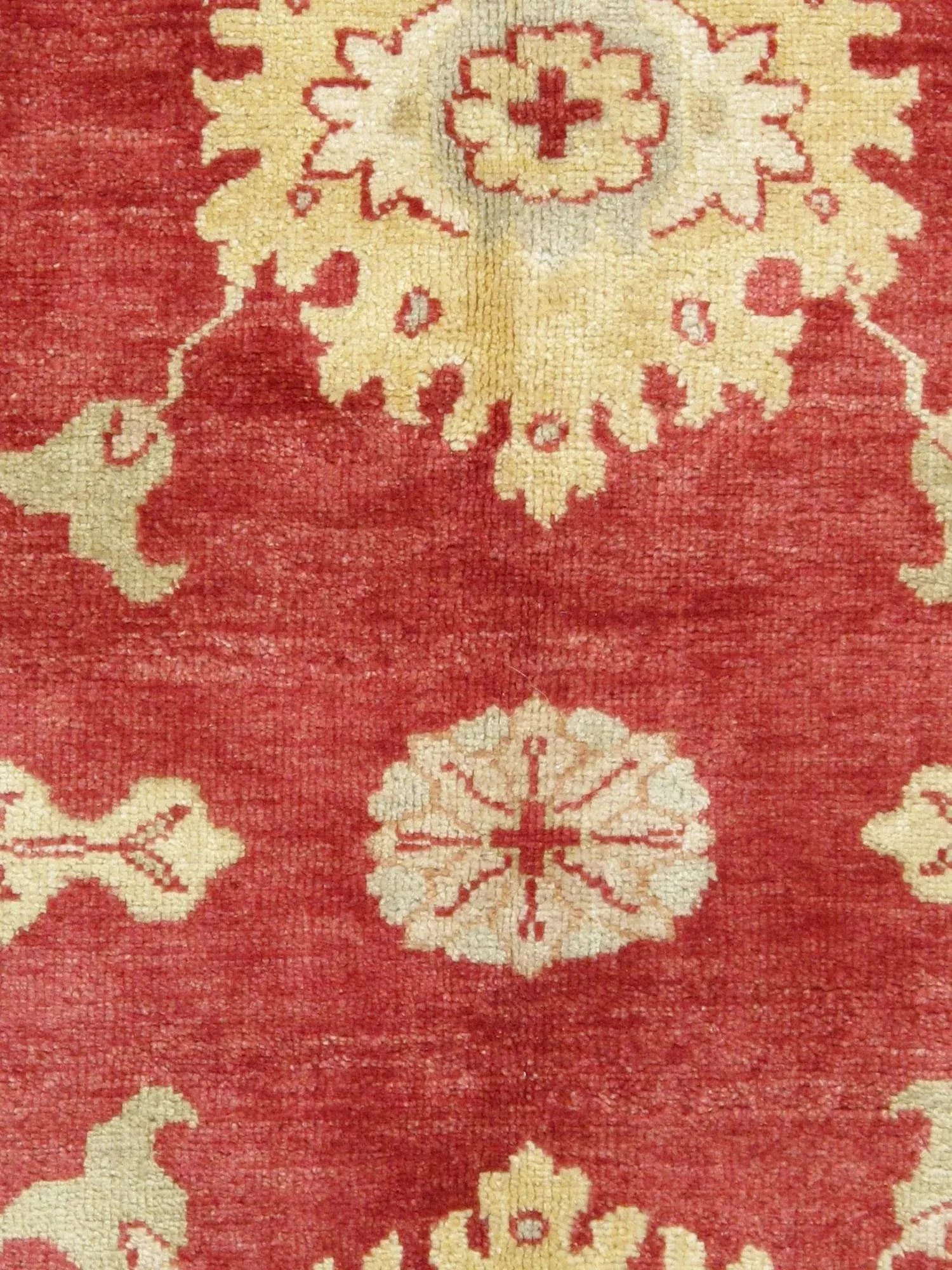 Pasargad Home Oushak Lamb's Wool Area Rug, 9'10" X 13'11", Red - 2