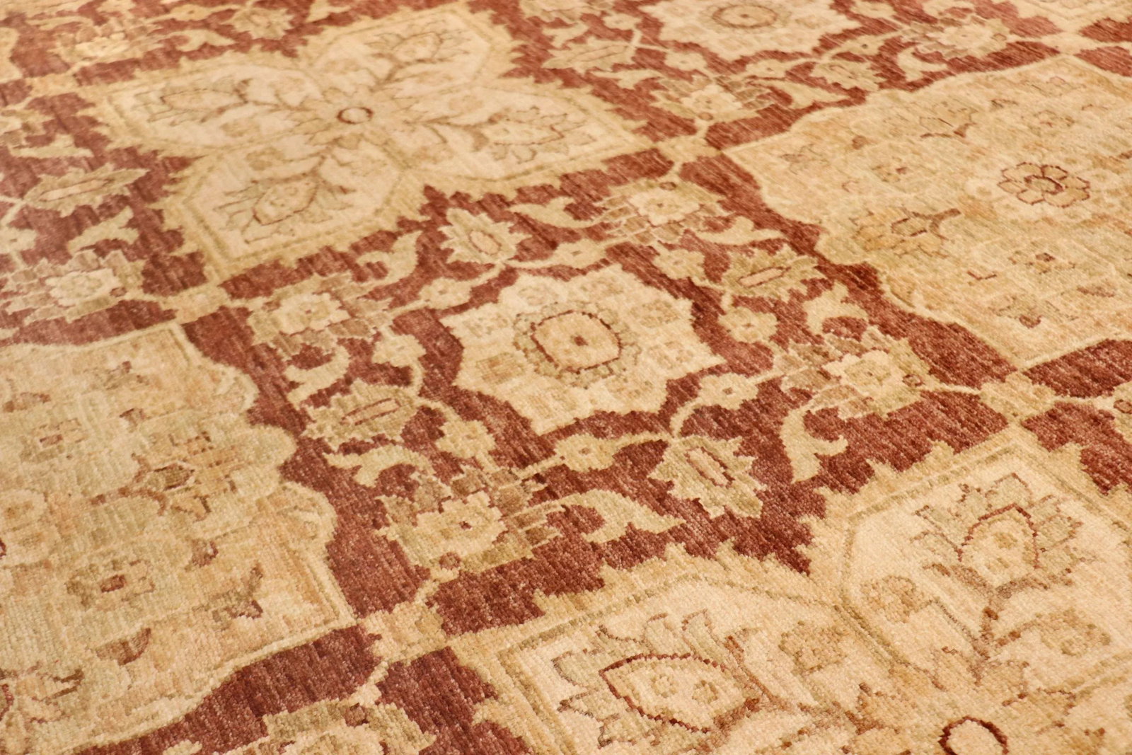 Pasargad Home Ferehan Lamb's Wool Area Rug, 9' 1" X 12' 5", Plum - 5