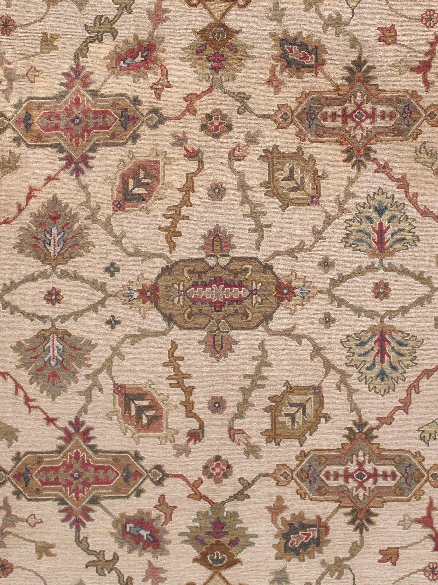 Pasargad Home Sumak Wool Area Rug, 8'11" X 12' 2", Ivory - 2
