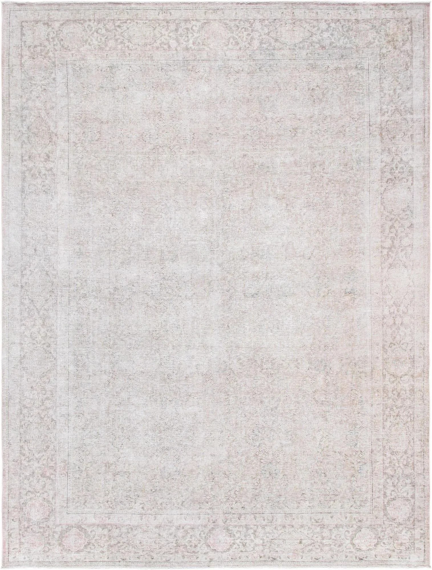 Vintage Overdye Beige/Mocha Rug, 9' 0" X 12' 2" - 4