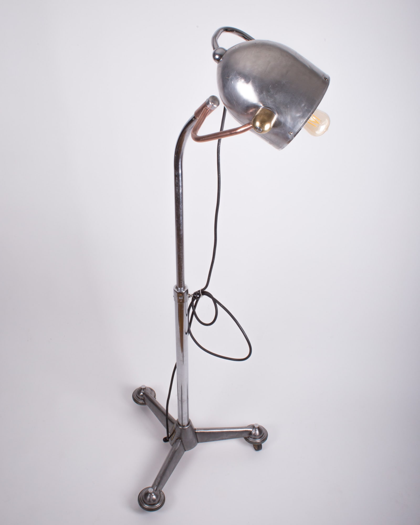 Vintage Dentist's Medical Floor Standing Lamp Original Hanau (1 of 5)