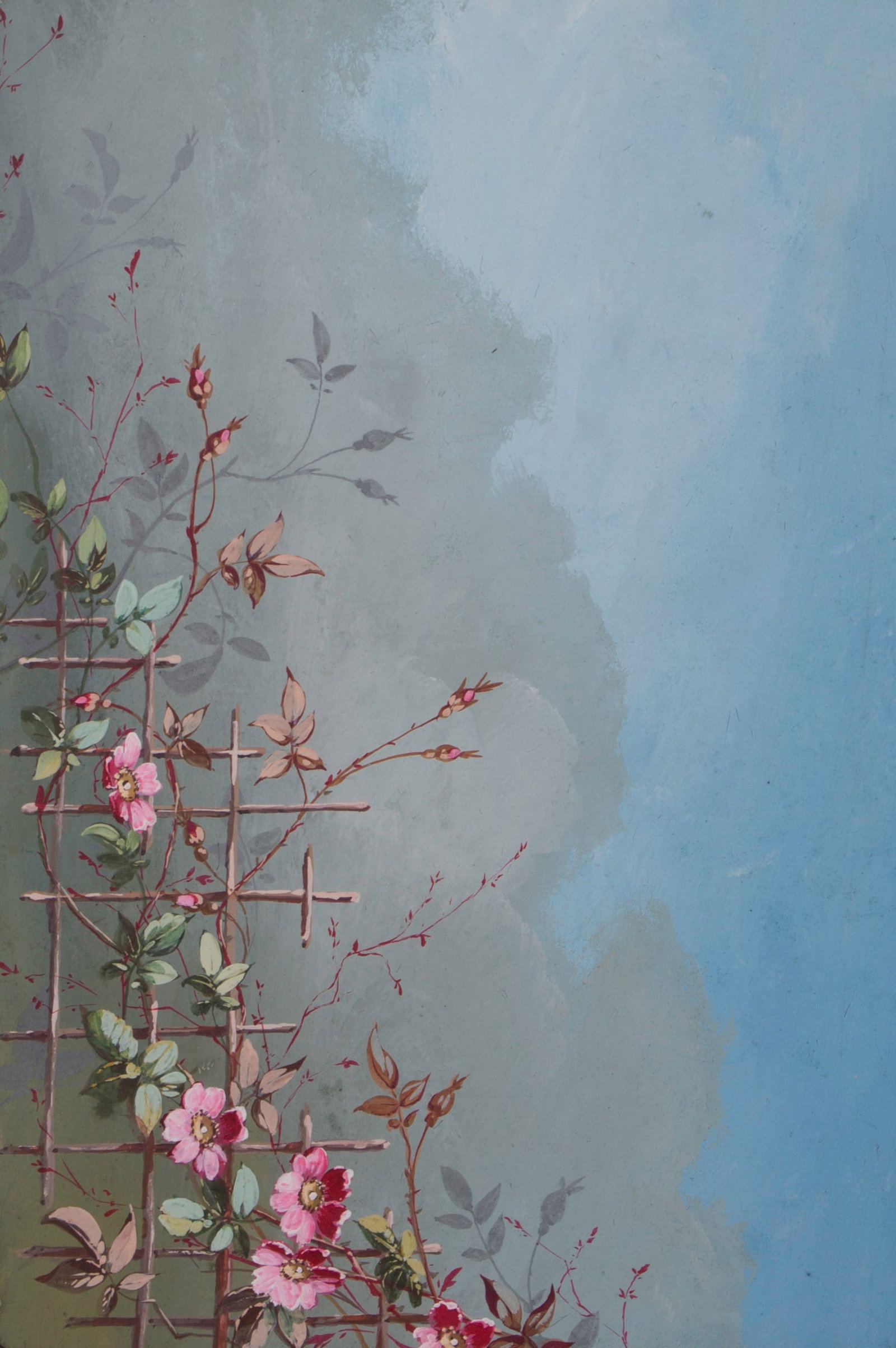 FRENCH aquarellist gouache of botanical Henri Adam 1890 (1 of 3)