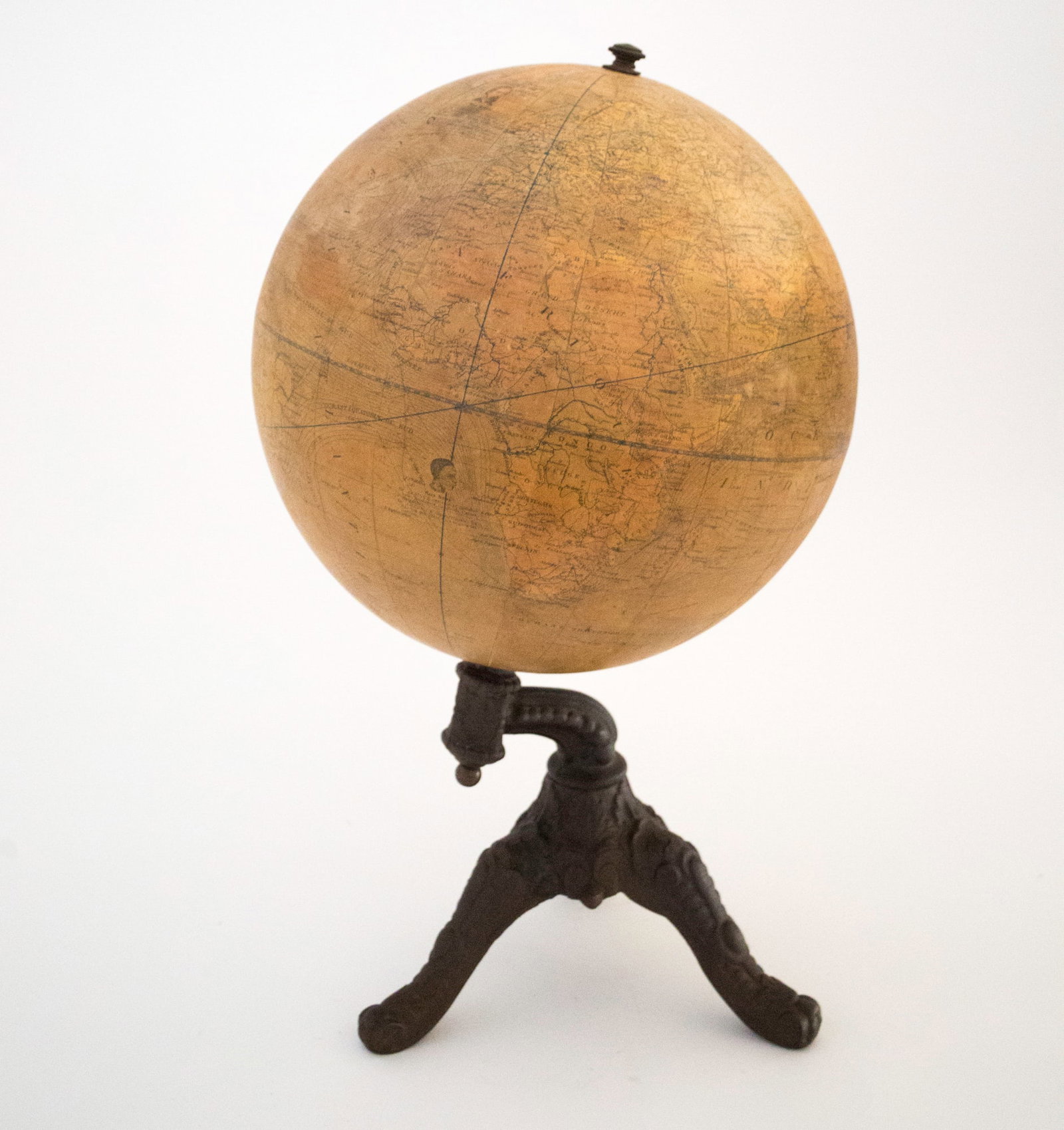 1880 antique terrestrial globe Windels (1 of 10)