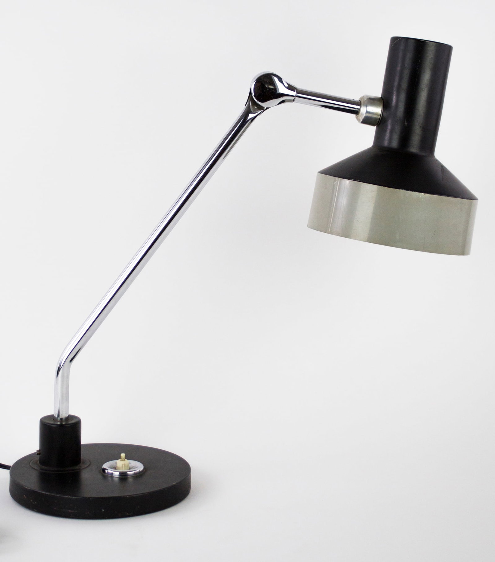 FRENCH INDUSTRIAL JUMO DESK LAMP (ORIGINAL) (1 of 4)