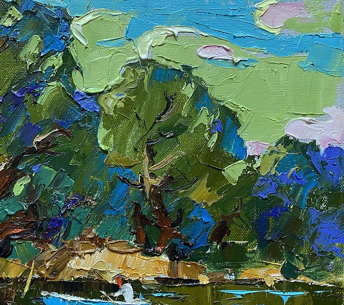 Oil painting In silence with nature Oleksiy Ivanyuk - 5