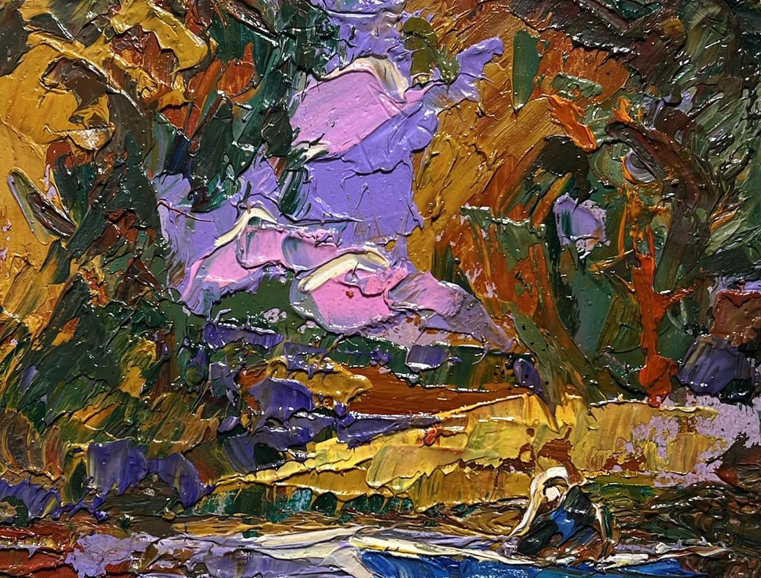 Oil painting Solitude in nature Alex Kalenyuk - 8