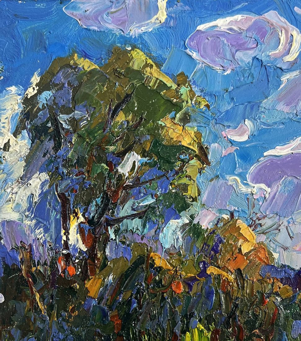 Oil painting Early morning on a boat Alex Kalenyuk - 7