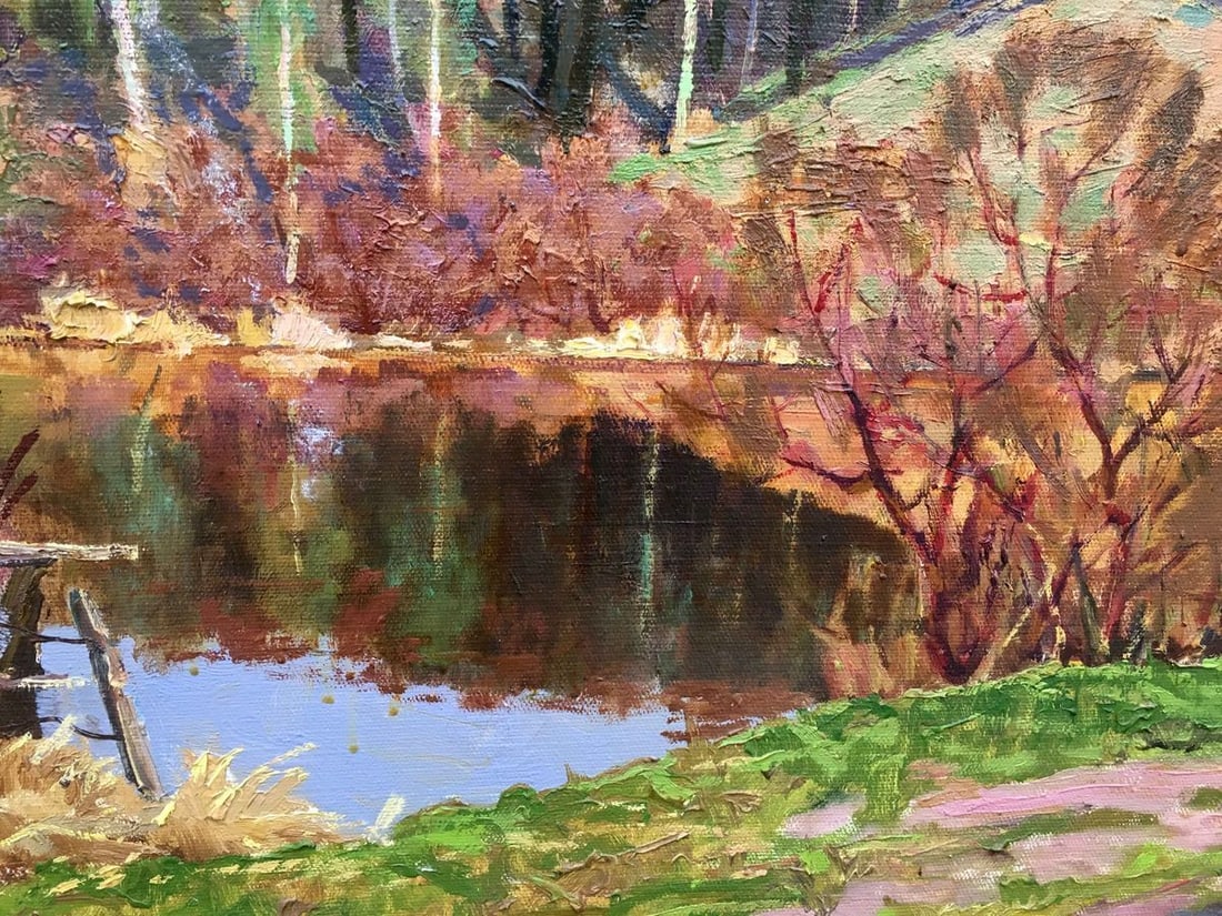 Spring oil painting - 7