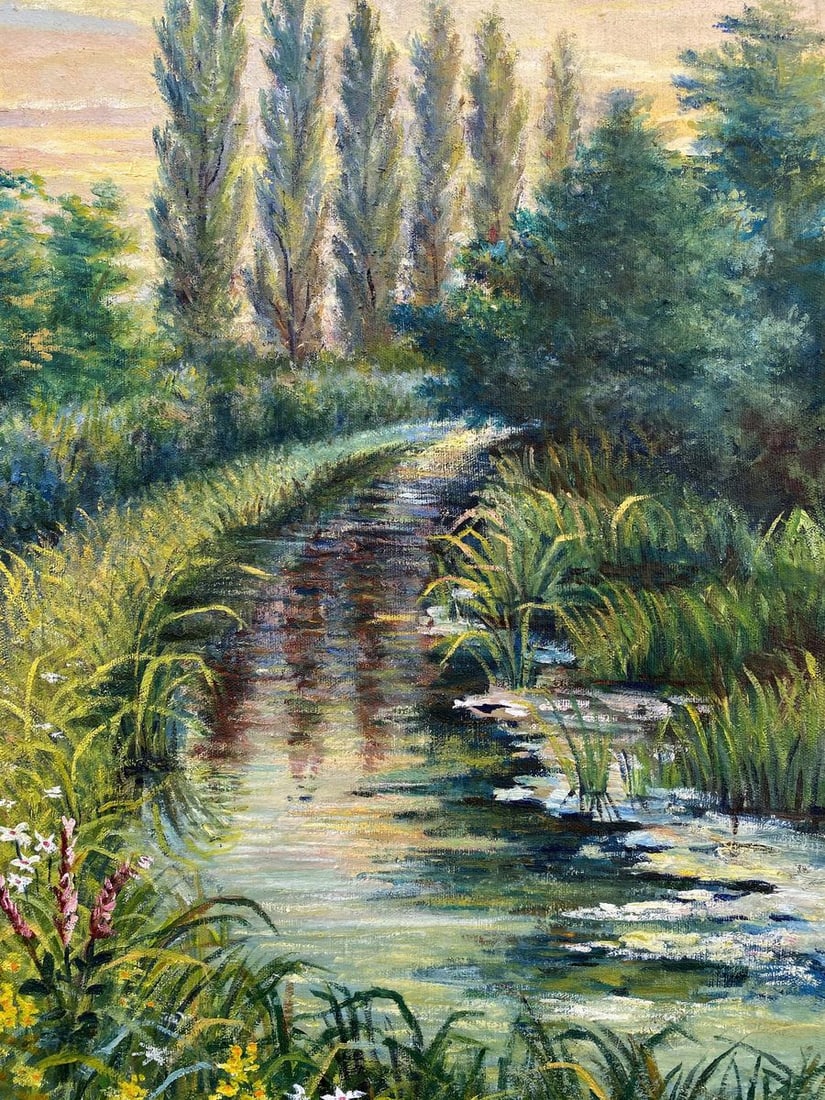 Oil painting Natural landscape Unknown artist - 2