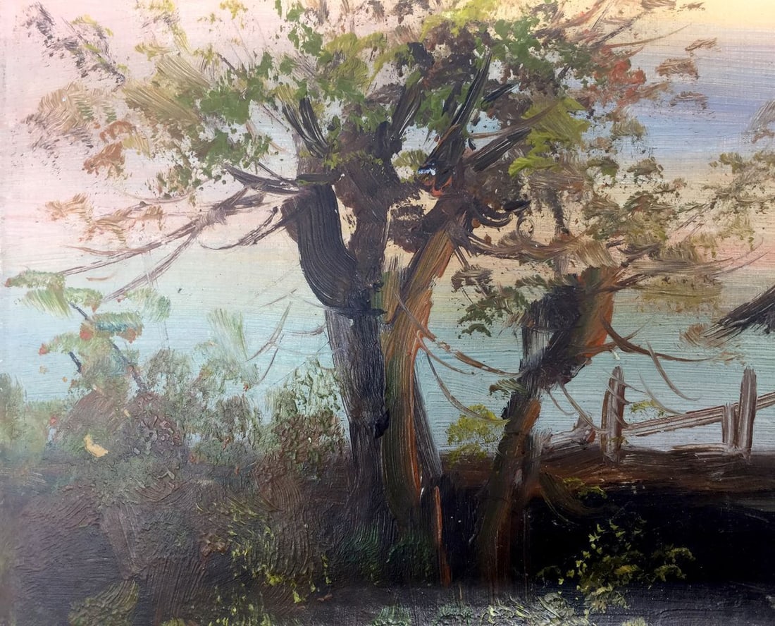 Oil painting House in the swamp - 3