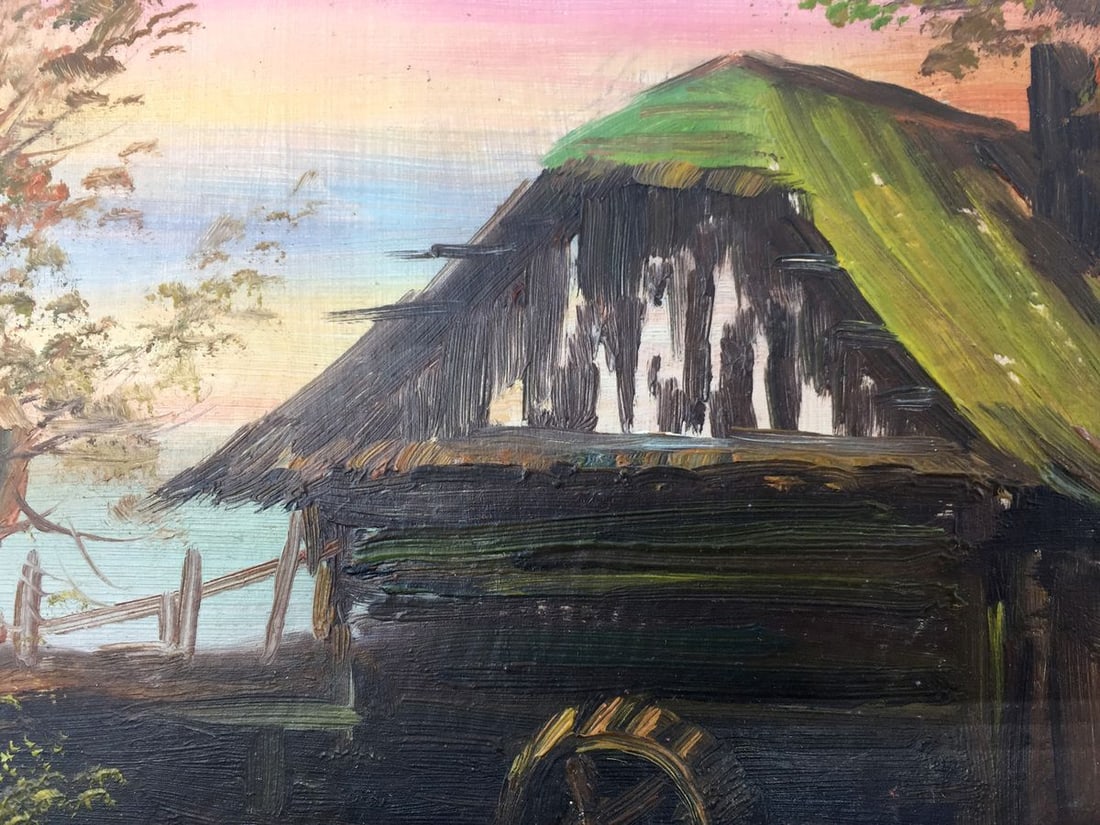 Oil painting House in the swamp - 9