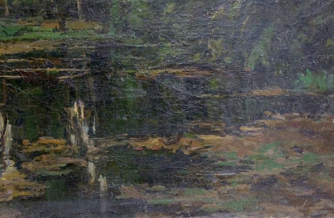 Oil painting Swamp - 5