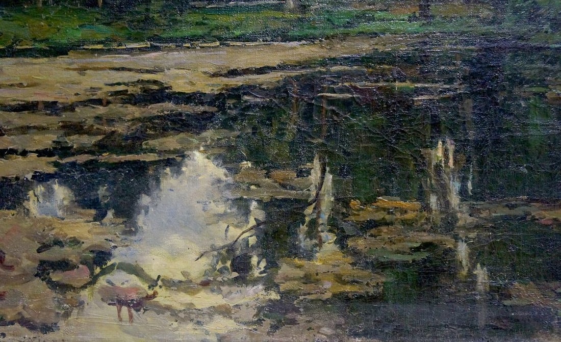 Oil painting Swamp - 6
