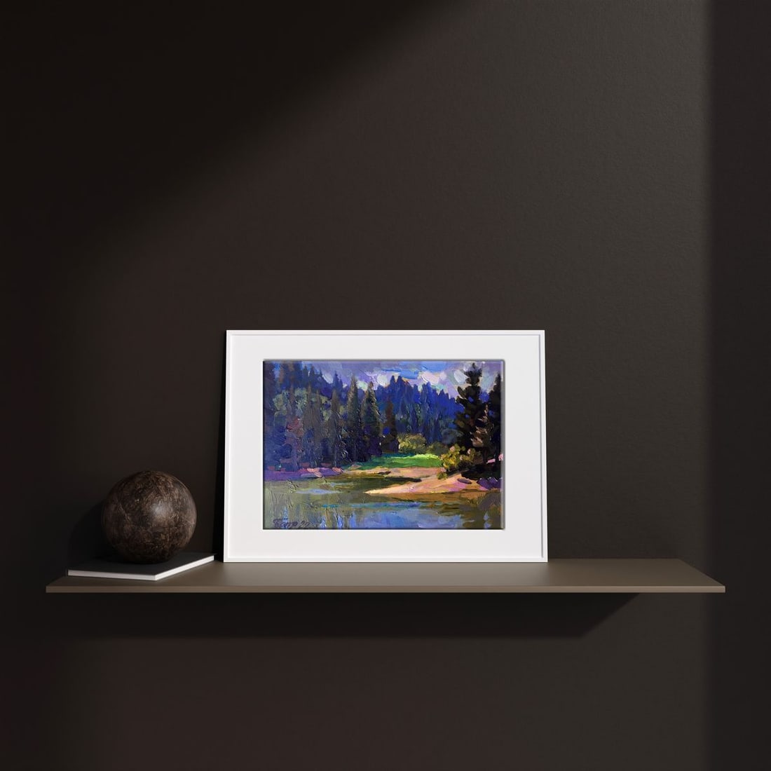 Oil painting Forest landscape Batrakov Vladimir Grigorievich - 3