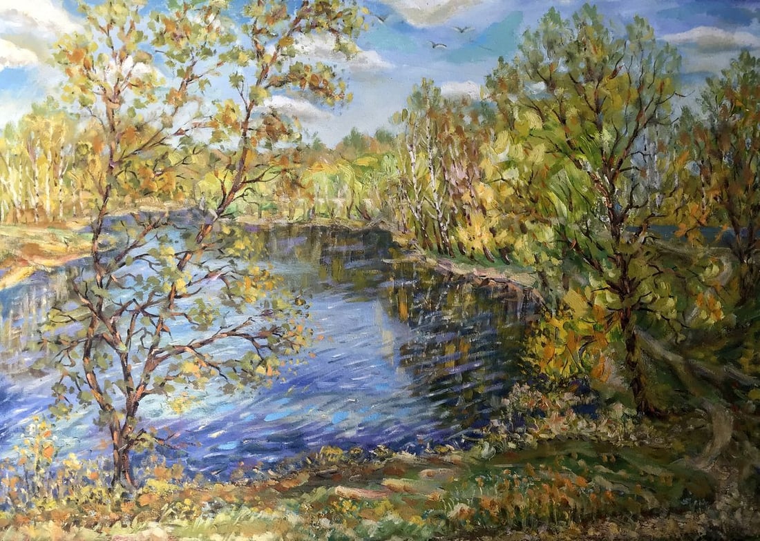 Oil painting Spring Shapoval Ivan Leontyevich (1 of 12)