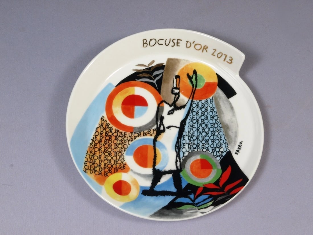 Villeroy & Boch Bocuse dâ€™Or 2013 Dinner Collector Plate Germany Alain Vavro: Title: Villeroy & Boch Bocuse dâ€™Or 2013 Dinner Collector Plate Germany Alain Vavro Description: . This is a lovely Dinner/Collector Plate. The plate was made by Villeroy & Boch for