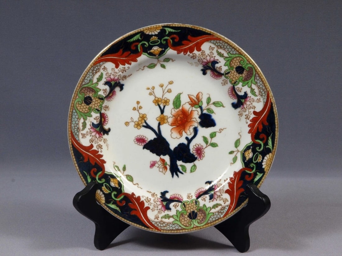 Royal Doulton MATSUMAI Luncheon Salad Plate 1920s England ANTIQUE Hand-painted (1 of 4)