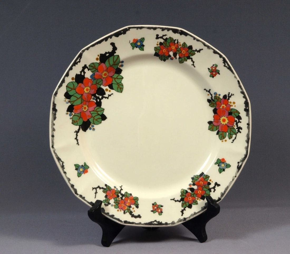 Royal Doulton Hand Painted Antique Dinner Plate c1925 Matches Woburn (1 of 4)