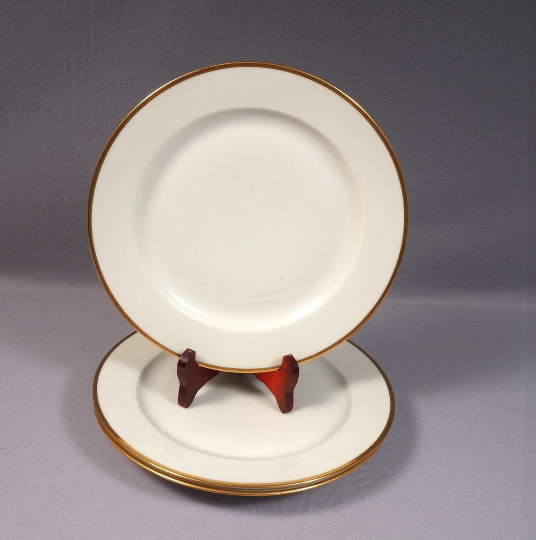 LIMOGES France PL Limoges M. Redon GOLD Dinner Plate (1 of 4)