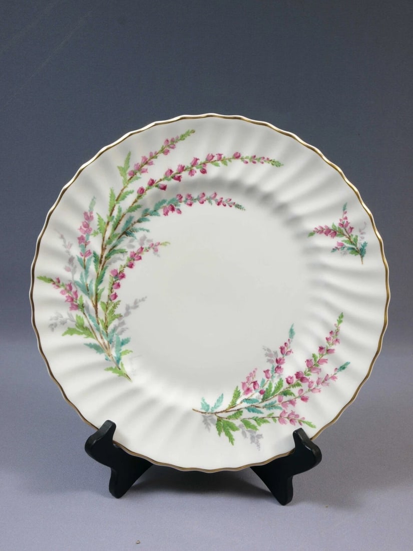 Artist Signed Royal Doulton BELL HEATHER Dinner Plate SIGNED England (1 of 5)