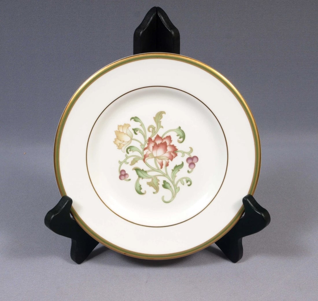 ROYAL DOULTON Lichfield Bread & Butter Dessert Side Plate England H5264 Gold (1 of 4)