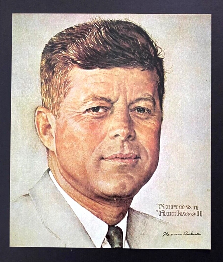 Framed Norman Rockwell Signed Print 1970s Americana Art Decor Ready to Hang - 3