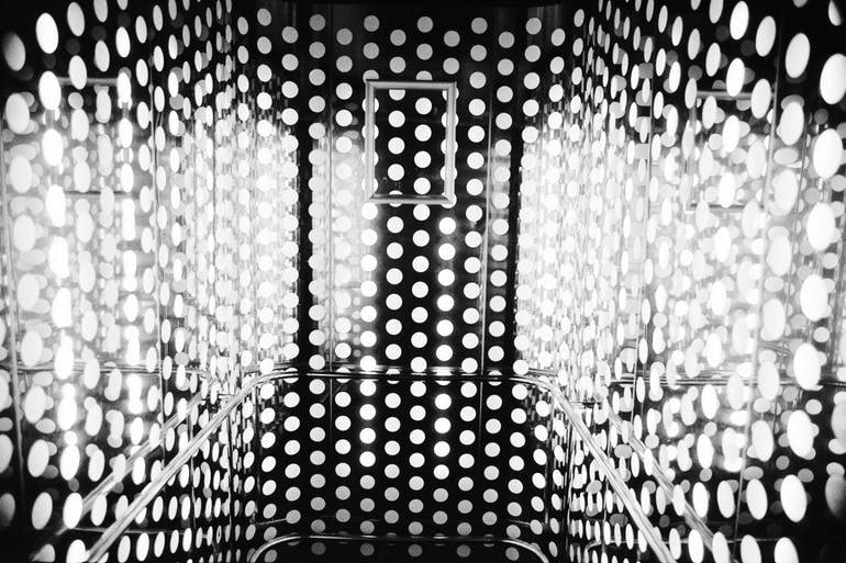 Lift, Metropol Parasol, Seville, Spain 2023 - Silver Gelatin: Title: Lift, Metropol Parasol, Seville, Spain 2023 - Silver Gelatin Description: Lift, Metropol Parasol, Seville, Spain 2023 - Silver Gelatin Photograph - Limited Edition of 10 Paul Cooklin United