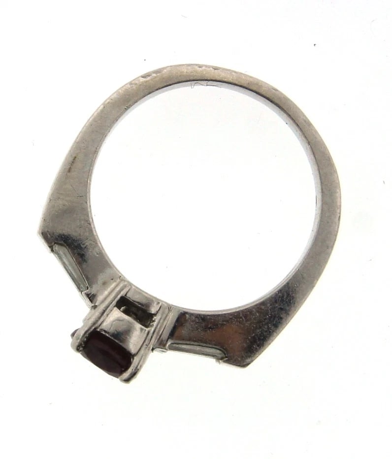 SPLENDID Platinum, Diamond & Ruby Ring Circa 1980! - 6