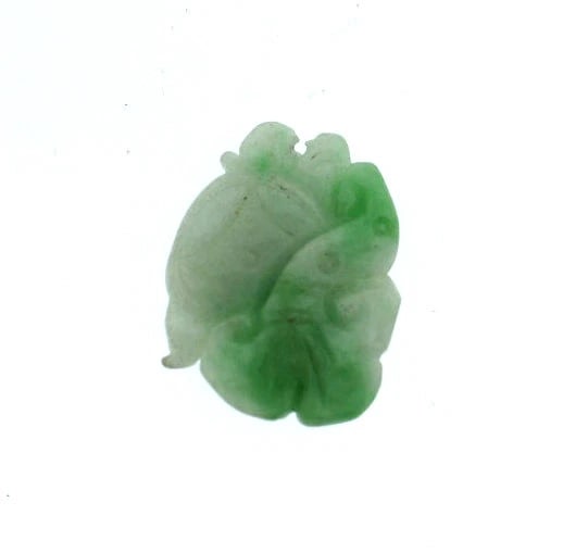 VINTAGE C.1950 CARVED JADE PENDANT PIECE (1 of 4)